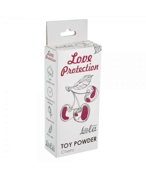 Пудра для игрушек Love Protection с ароматом вишни - 15 гр.