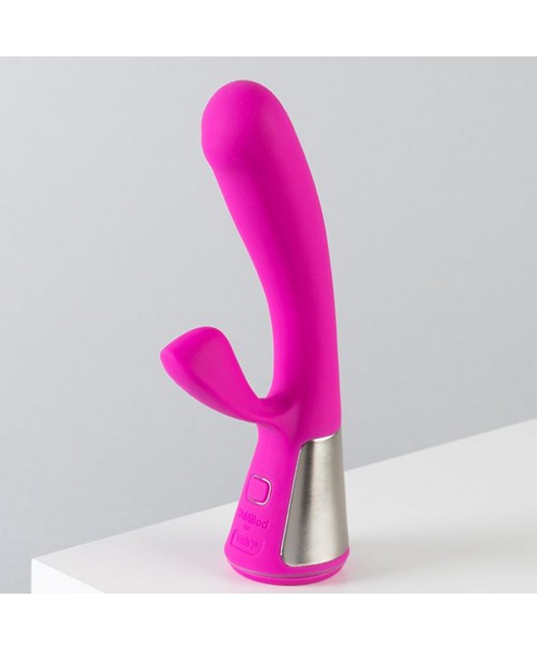 Розовый интерактивный вибратор Kiiroo Ohmibod Fuse - 18 см.