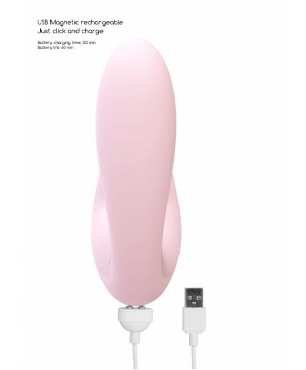 Розовый вибратор для G-точки Irresistible Desirable с бесконтактной клиторальной стимуляцией