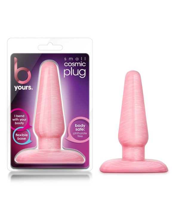Розовая анальная пробка B Yours Small Cosmic Plug - 10,1 см.