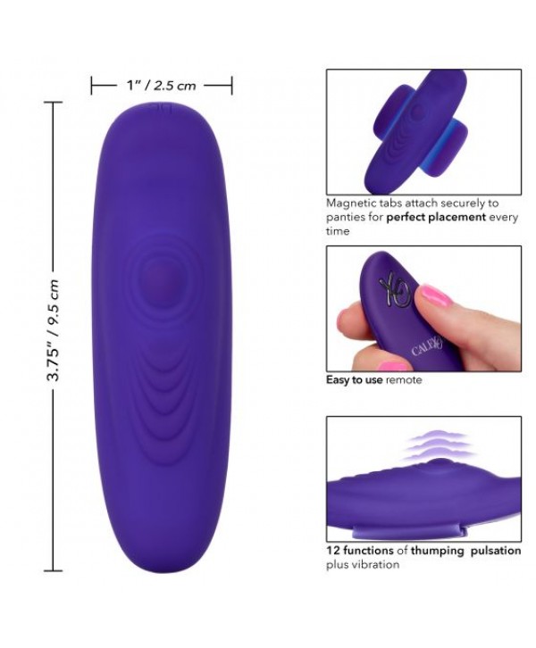 Фиолетовый стимулятор в трусики Lock-N-Play Remote Pulsating Panty Teaser