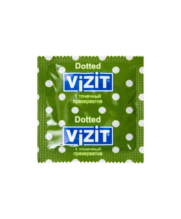 Презервативы с точечками VIZIT Dotted - 12 шт.