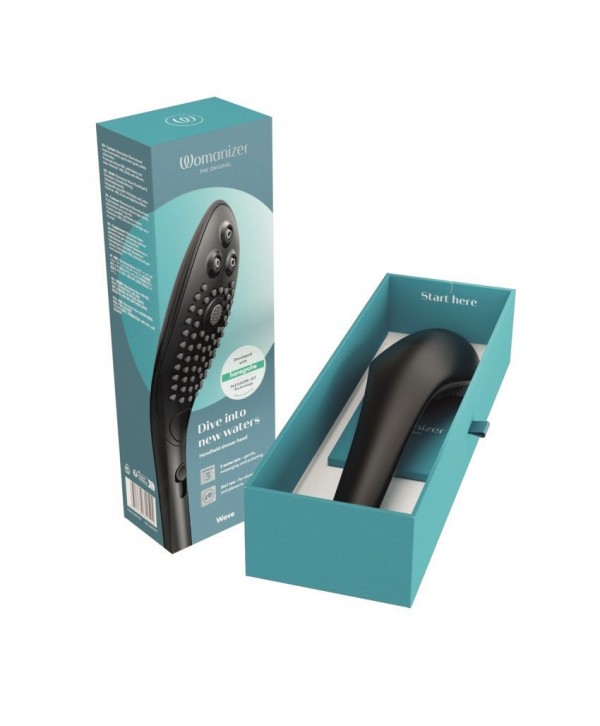 Черная насадка для душа Womanizer Wave