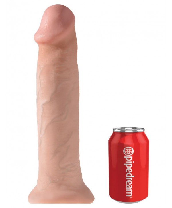 Телесный фаллоимитатор-гигант на присоске 14  Cock - 36 см.