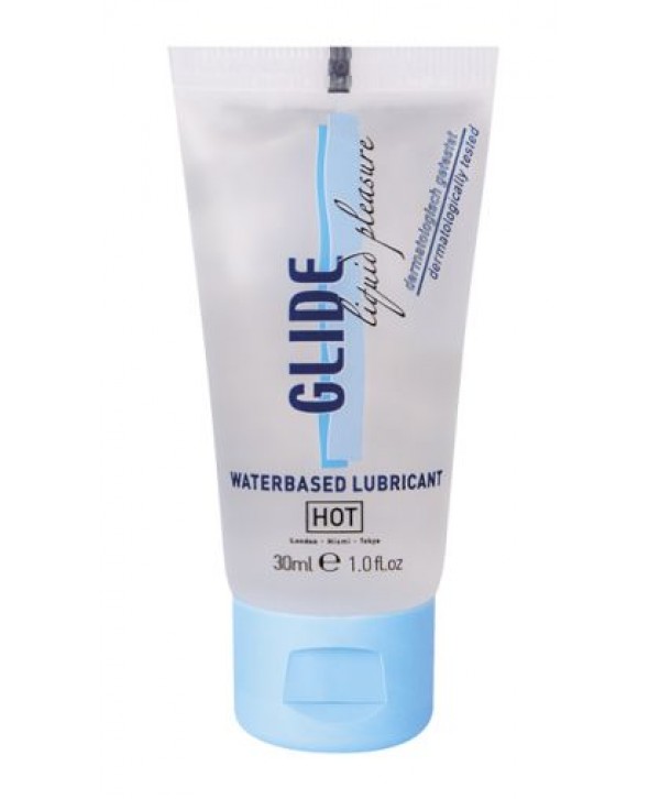 Интимная смазка на водной основе Glide - 30 мл.