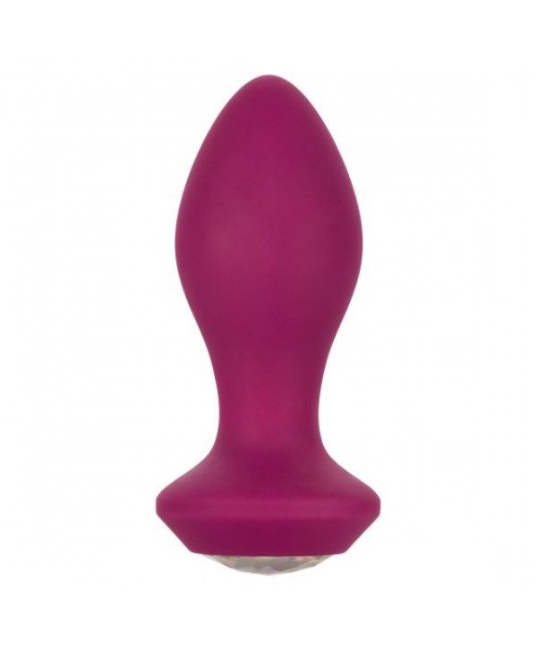 Фиолетовая анальная вибропробка с кристаллом Vibrating Crystal Probe - 10,75 см.