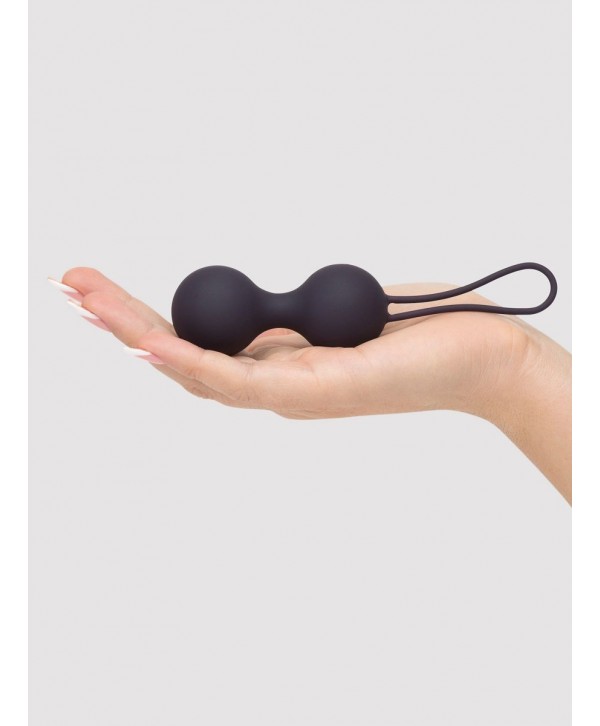 Черные, меняющие цвет вагинальные шарики Inner Goddess Colour-Changing Jiggle Balls 90g