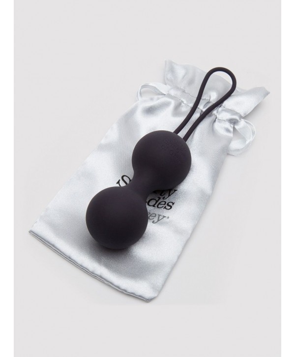 Черные, меняющие цвет вагинальные шарики Inner Goddess Colour-Changing Jiggle Balls 90g