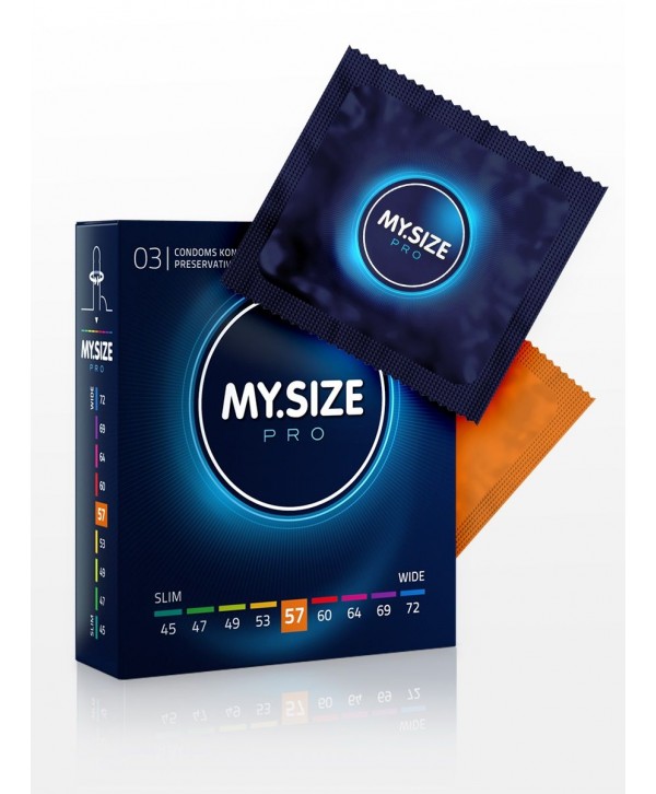 Презервативы MY.SIZE размер 57 - 3 шт.
