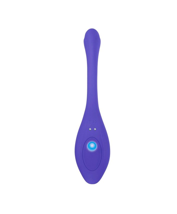 Фиолетовый гибкий вибростимулятор с пультом ДУ Anywhere Vibe 