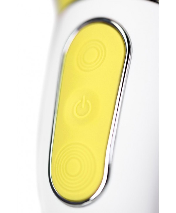 Жёлтый вибратор Satisfyer Yummy Sunshine - 22,5 см.