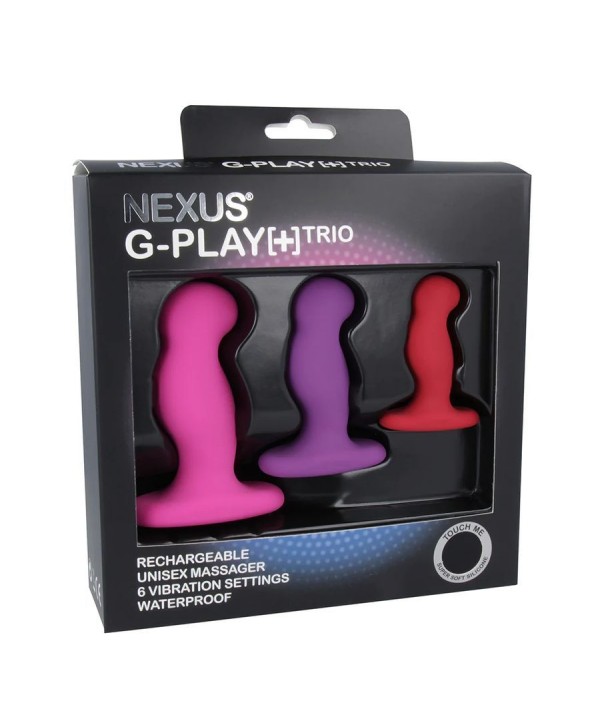 Набор из 3 цветных вибровтулок Nexus G-Play+ Trio