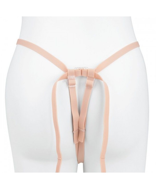 Поясной полый вибратор Mojo Throttle Vibrating Male Harness - 18 см.