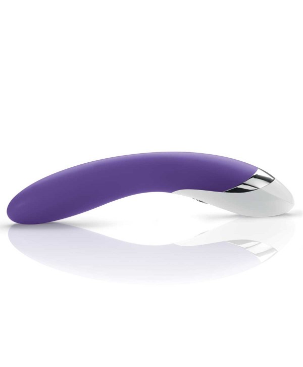 Фиолетовый вибратор Mystim Elegant Eric - 27 см.
