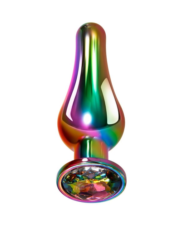 Радужная металлическая пробка Rainbow Metal Plug Large - 12,9 см.