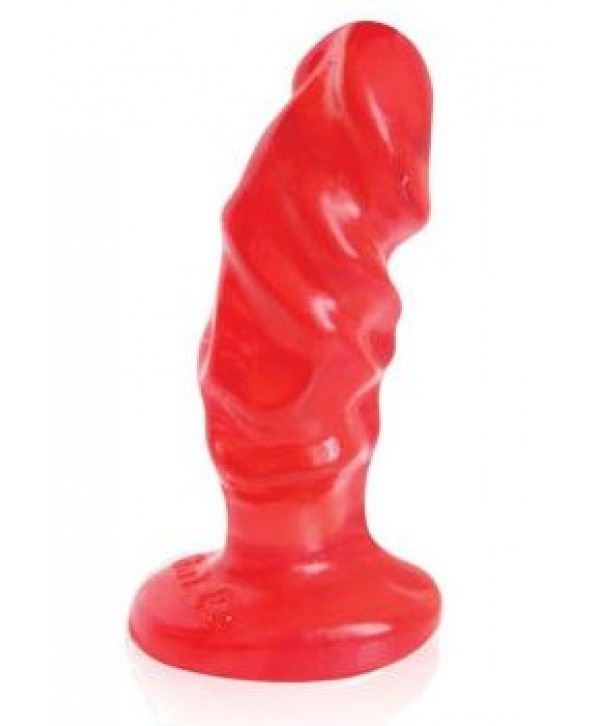 Красный анальный фаллоимитатор ANAL STIMULATOR - 12 см.