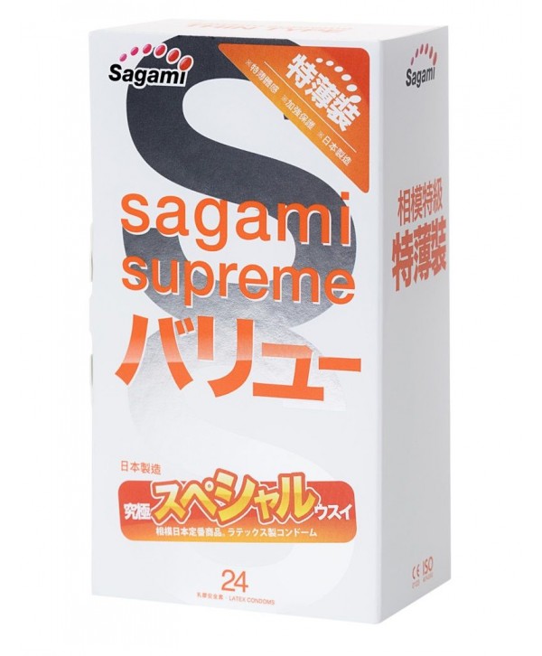 Ультратонкие презервативы Sagami Xtreme Superthin - 24 шт.