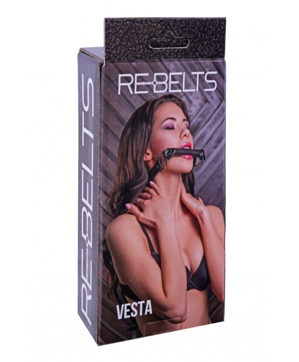 Кляп-трензель Vesta с металлическими кольцами