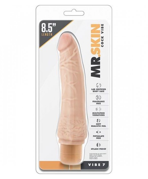 Телесный вибратор Cock Vibe 7 - 21,6 см. 