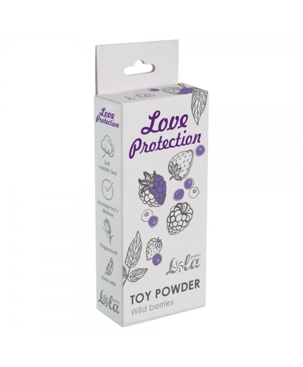 Пудра для игрушек Love Protection с ароматом лесных ягод - 15 гр.