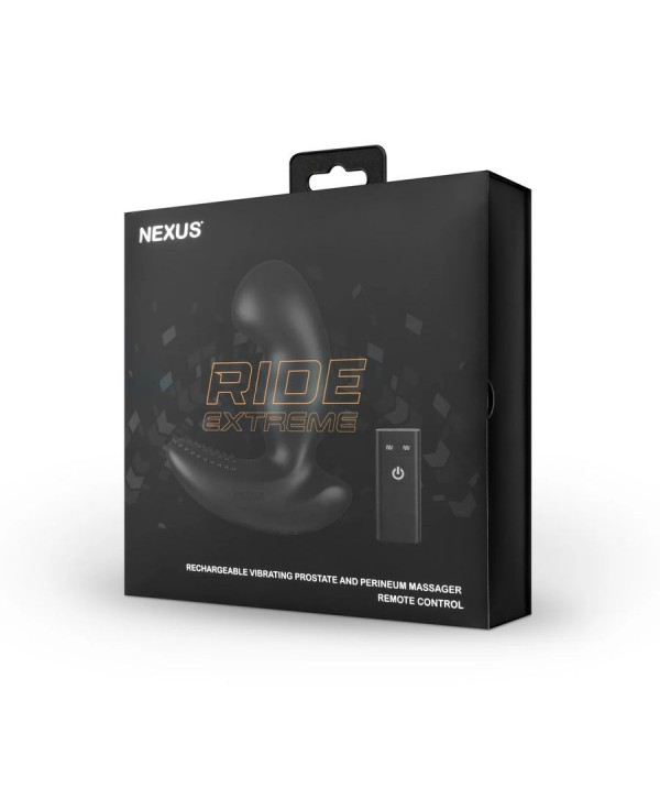 Черный вибромассажер простаты Nexus Ride Extreme - 14,1 см.