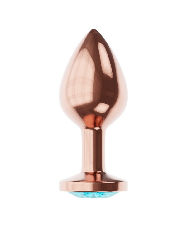 Пробка цвета розового золота с кристаллом Diamond Topaz Shine L - 8,3 см.
