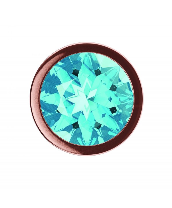 Пробка цвета розового золота с кристаллом Diamond Topaz Shine L - 8,3 см.