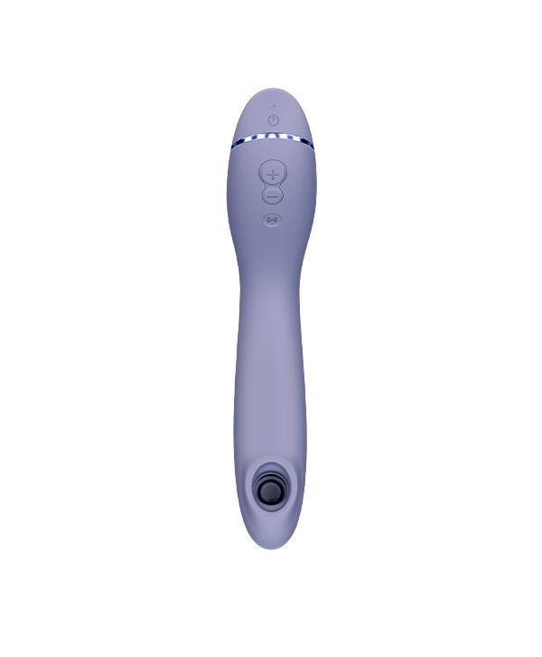 Сиреневый стимулятор G-точки Womanizer OG c технологией Pleasure Air и вибрацией - 17,7 см.