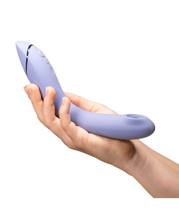 Сиреневый стимулятор G-точки Womanizer OG c технологией Pleasure Air и вибрацией - 17,7 см.