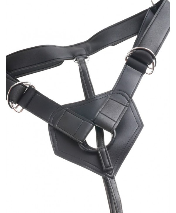Страпон с телесной насадкой 7  Uncut with Strap on Harness - 18 см.