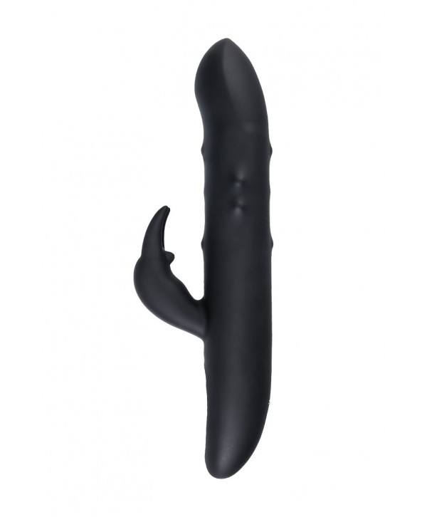 Черный вибратор-кролик Waname D-Splash Hail - 23,8 см.