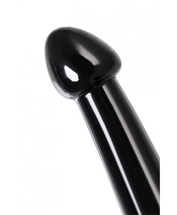 Черный фаллоимитатор Jelly Dildo M - 18 см.