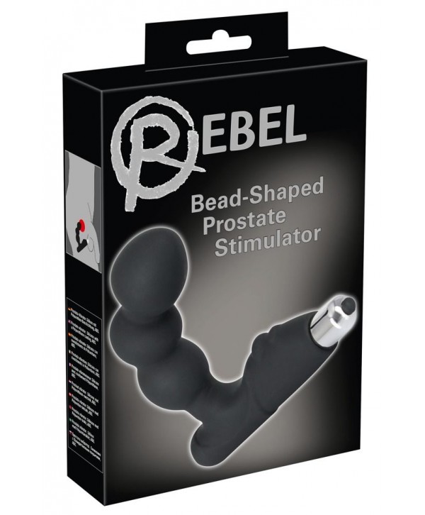 Стимулятор простаты с вибрацией Rebel Bead-shaped Prostate Stimulator