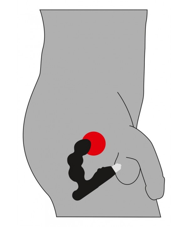 Стимулятор простаты с вибрацией Rebel Bead-shaped Prostate Stimulator