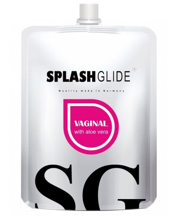 Ухаживающий лубрикант на водной основе Splashglide Vaginal With Aloe Vera - 100 мл.