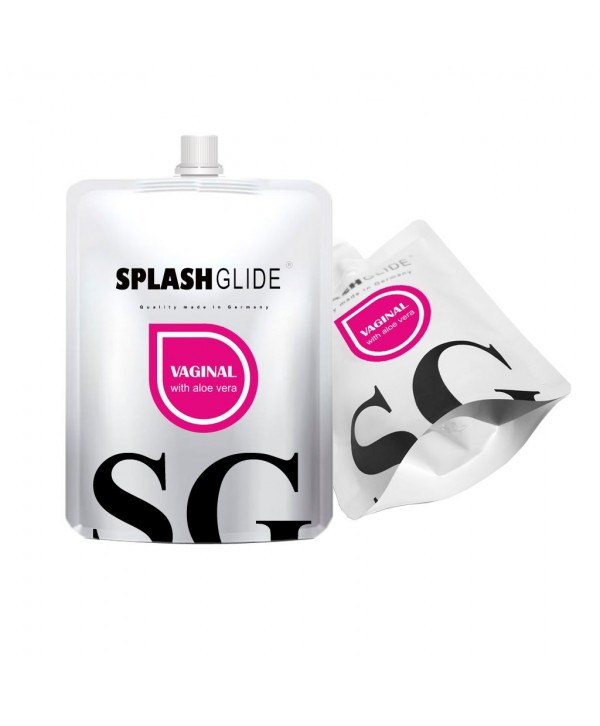 Ухаживающий лубрикант на водной основе Splashglide Vaginal With Aloe Vera - 100 мл.