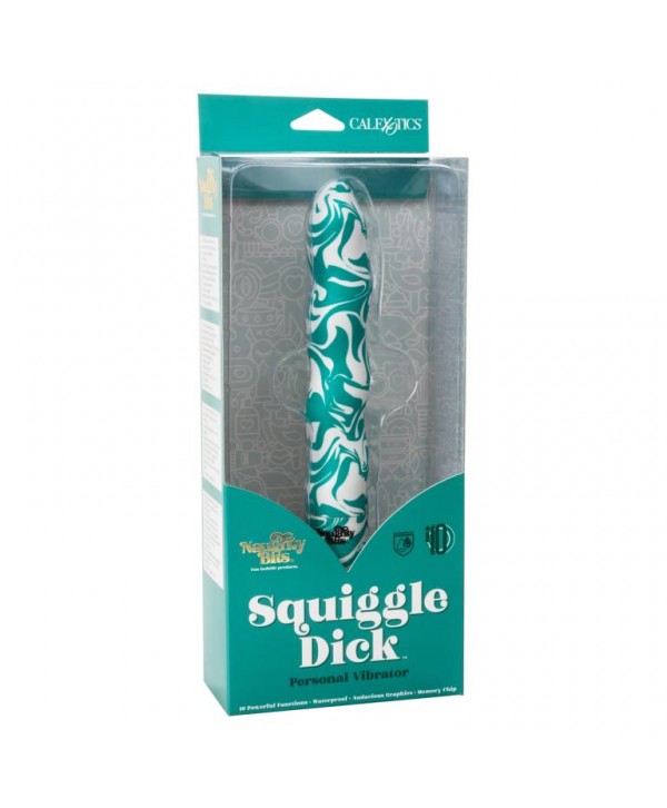 Волнообразный вибратор Squiggle Dick - 15,25 см.