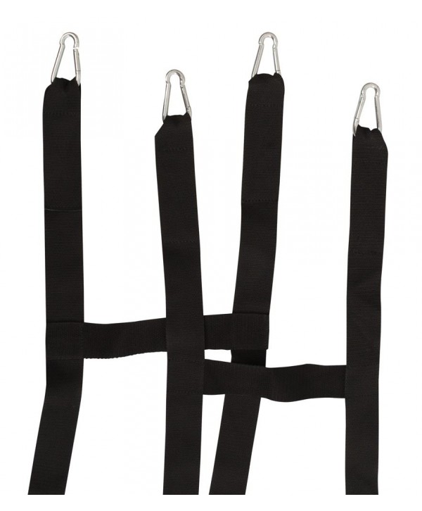 Подвесная клетка из ремешков Hanging strap cage