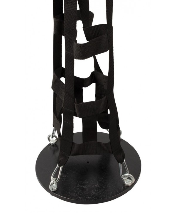 Подвесная клетка из ремешков Hanging strap cage