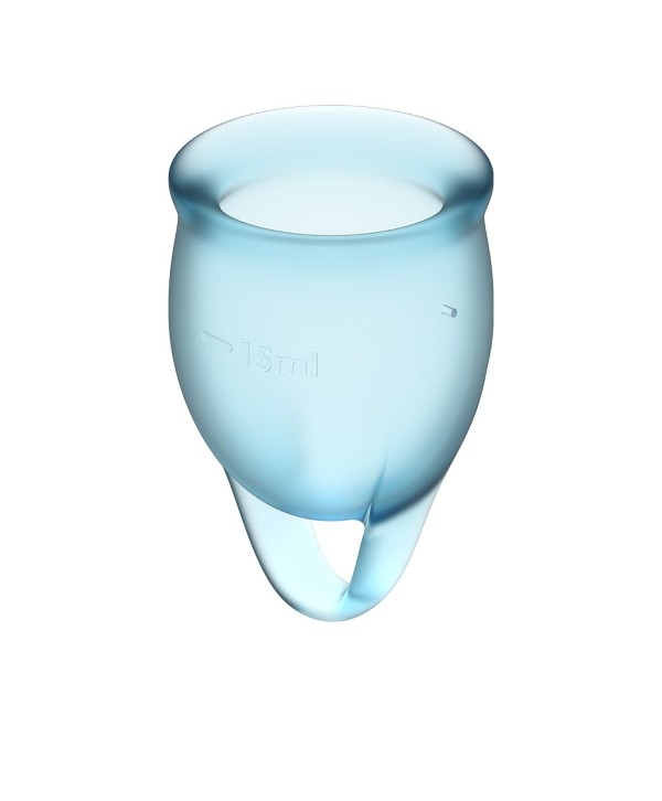 Набор голубых менструальных чаш Feel confident Menstrual Cup