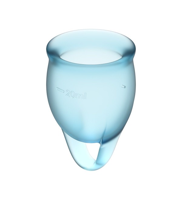Набор голубых менструальных чаш Feel confident Menstrual Cup