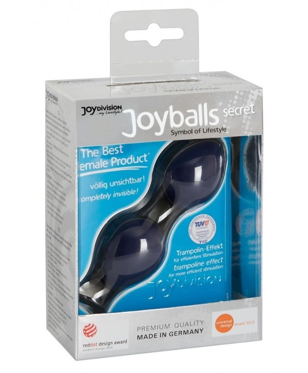 Синие вагинальные шарики Joyballs Secret
