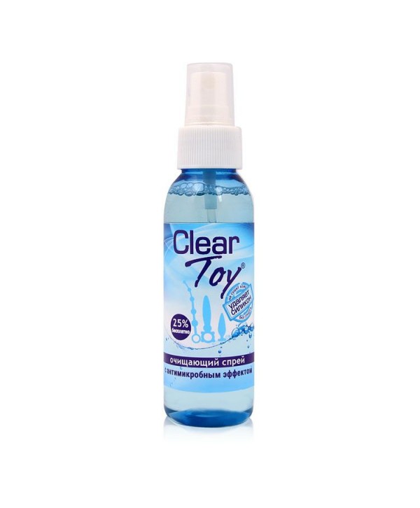 Очищающий спрей Clear Toy с антимикробным эффектом - 100 мл.