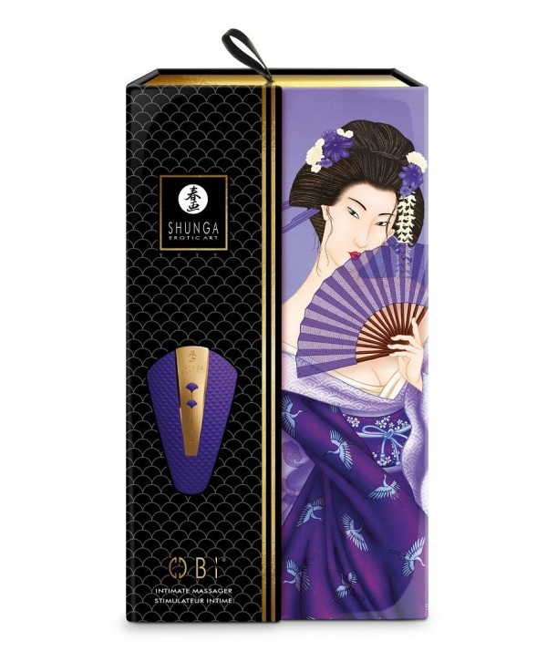 Фиолетовый клиторальный вибростимулятор OBI