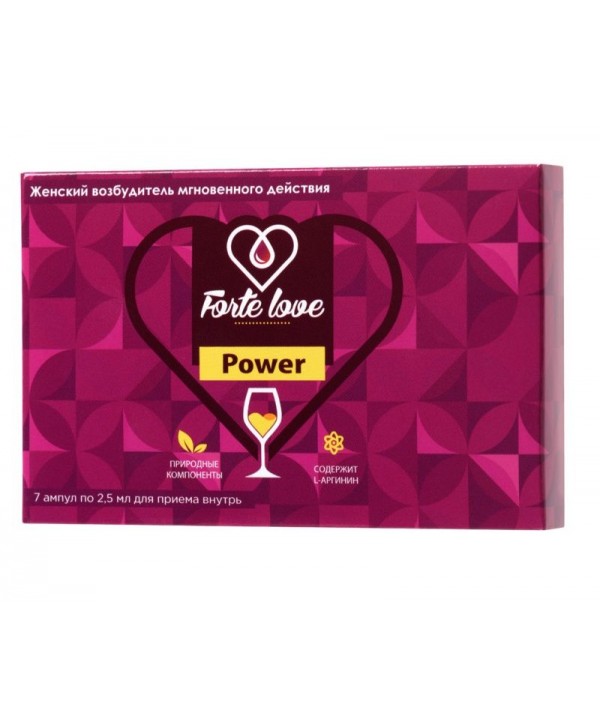 Женский возбудитель мгновенного действия Forte Love Power - 7 ампул (2,5 мл.)