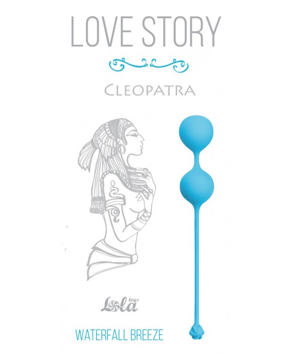 Голубые вагинальные шарики Cleopatra Waterfall Breeze