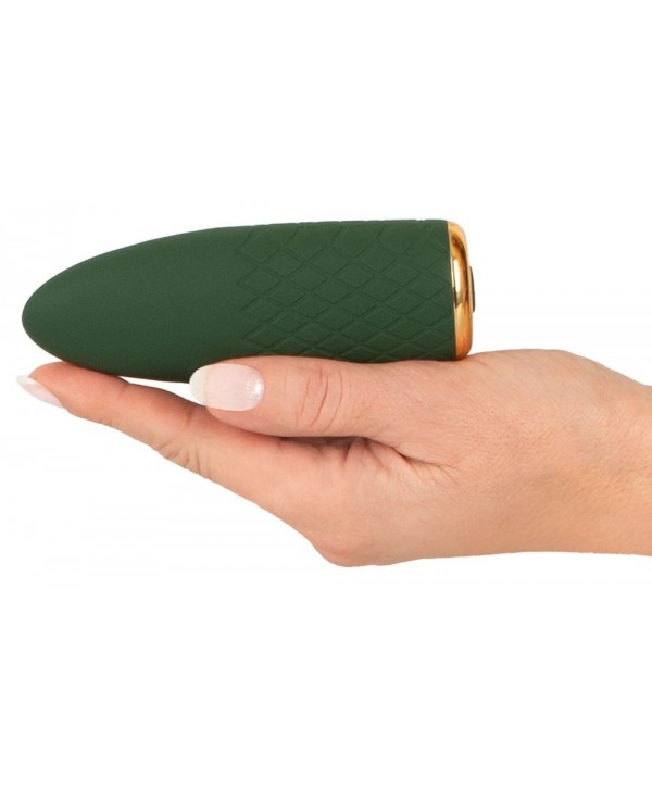 Зеленый мини-вибратор Luxurious Mini Vibrator - 11,5 см.