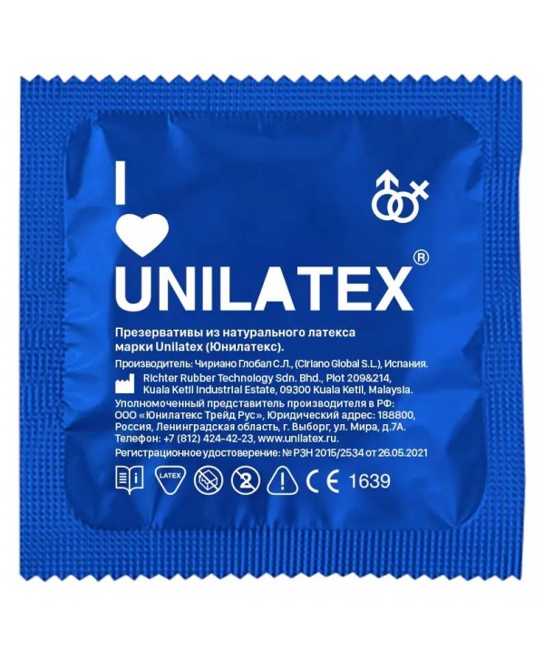 Ультратонкие презервативы Unilatex Ultra Thin - 12 шт. + 3 шт. в подарок