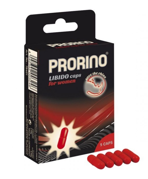 БАД для женщин ero black line PRORINO Libido Caps - 5 капсул