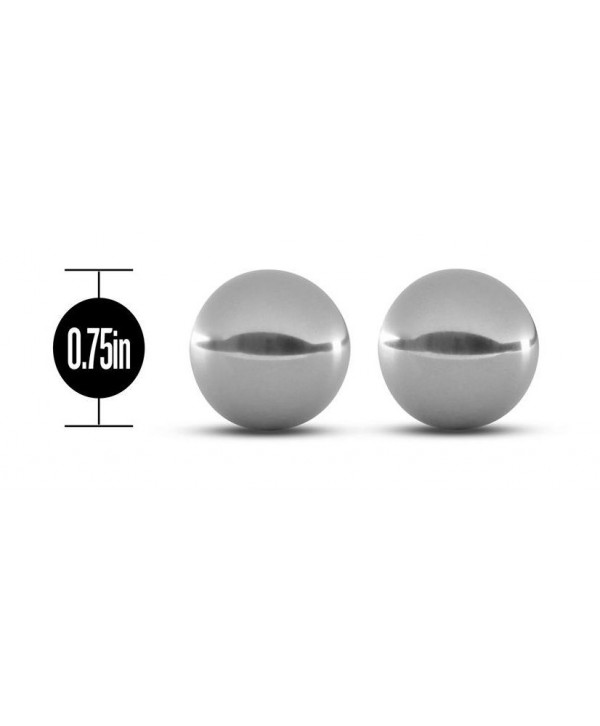 Серебристые вагинальные шарики Gleam Stainless Steel Kegel Balls